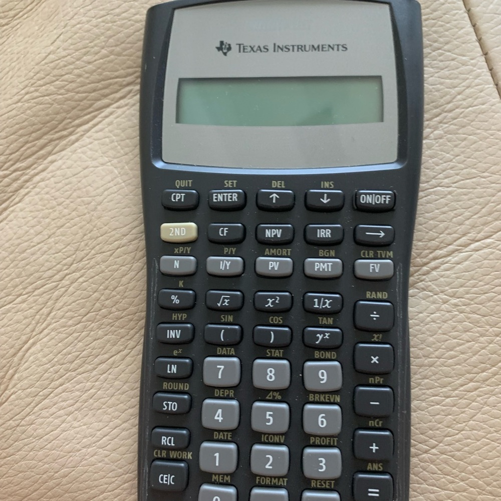 Texas Instruments BA II Plus Financial Calculator - Picture 3 of 8